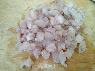 虾仁韭菜馅蒸包的做法步骤:3