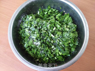 虾仁韭菜馅蒸包的做法步骤:6