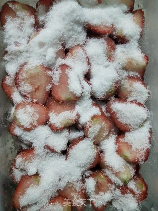 木糖醇颗粒草莓的做法步骤:4