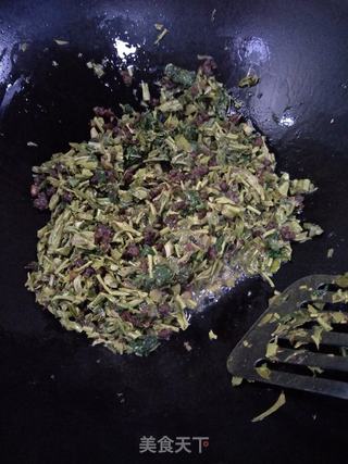 牛肉香椿酱的做法步骤:7