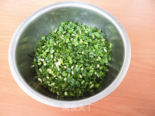 韭菜木耳鸡蛋馅煎饺的做法步骤:6
