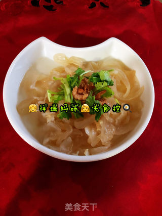 ?祥瑞妈咪?美食控?：之清清凉凉海米海蜇丝的做法步骤：4