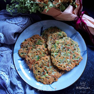 槐花煎饼的做法步骤:8