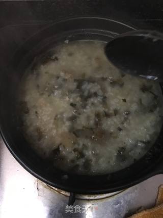 龙骨梅菜干粥的做法步骤：6