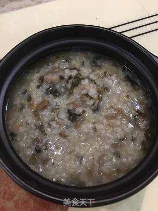 龙骨梅菜干粥的做法步骤：7