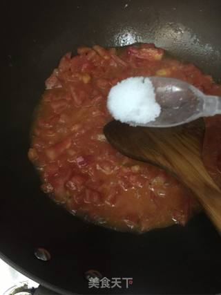 海鲜番茄意大利面的做法步骤:7