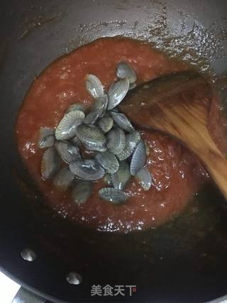 海鲜番茄意大利面的做法步骤:10