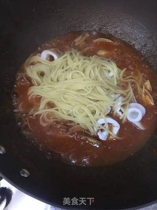#海鲜番茄意大利面的做法图解13