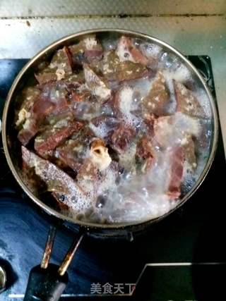 凉拌干煸辣子肺片的做法步骤：2