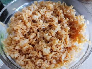 酱油鸡蛋炒饭的做法步骤:4