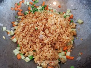 酱油鸡蛋炒饭的做法步骤:18