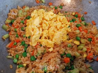酱油鸡蛋炒饭的做法步骤:20