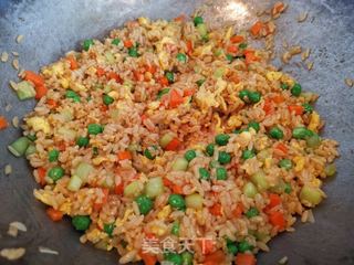 酱油鸡蛋炒饭的做法步骤:21