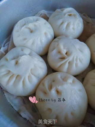 槐花包子的做法步骤:17