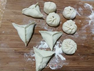 豆渣蜜豆包子的做法步骤:7