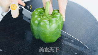 低卡版缤纷菠萝鸡的做法步骤:4