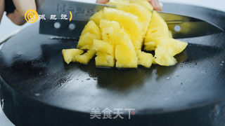 低卡版缤纷菠萝鸡的做法步骤:5