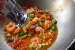 虾仁意面的做法步骤:6