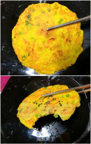 胡萝卜土豆丝煎饼的做法步骤:11