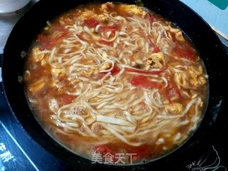 西红柿鸡蛋面的做法步骤:11