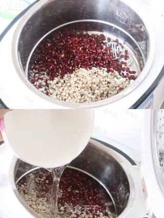 红豆薏米粥的做法步骤:3