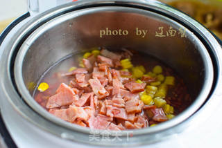 培根红豆咸饭的做法步骤:5