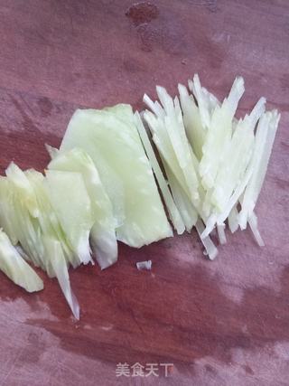 蒜香双丝蛋炒饭的做法步骤:3