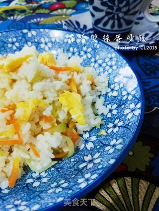 蒜香双丝蛋炒饭的做法步骤:25