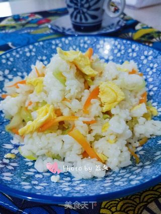 蒜香双丝蛋炒饭的做法步骤:26