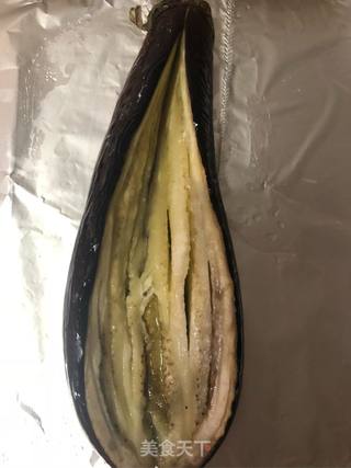 蒜蓉烤茄子的做法步骤:7