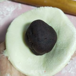 红豆沙馅饼的做法步骤:9