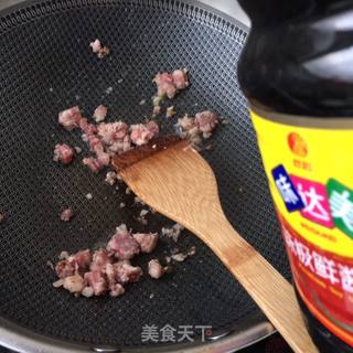 肉末槐花粥的做法步骤:9