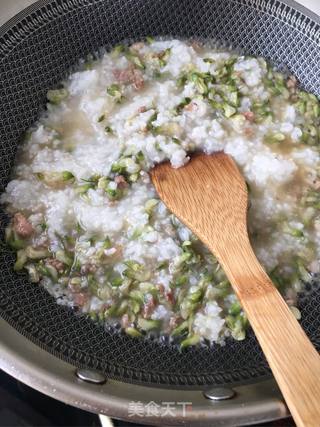 肉末槐花粥的做法步骤:15