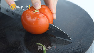 西蓝花番茄荞麦面的做法步骤:2