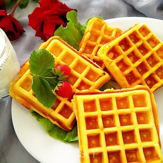 华夫饼的做法步骤:10