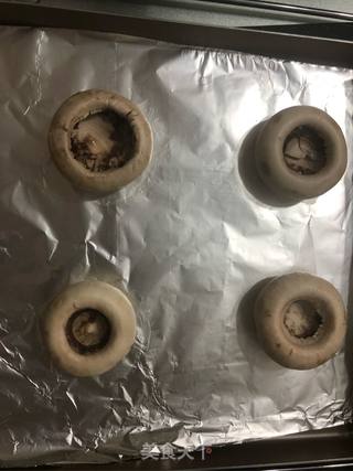 烤蘑菇鹌鹑蛋的做法步骤:2