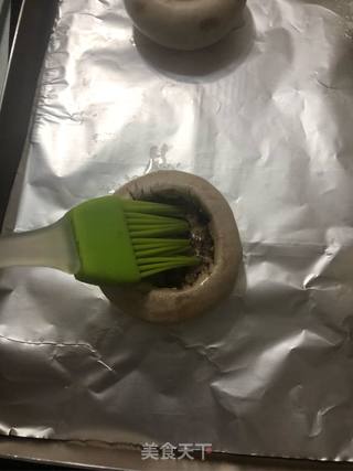 烤蘑菇鹌鹑蛋的做法步骤:3