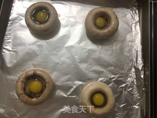 烤蘑菇鹌鹑蛋的做法步骤:4