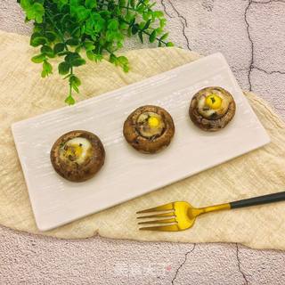 烤蘑菇鹌鹑蛋的做法步骤:7
