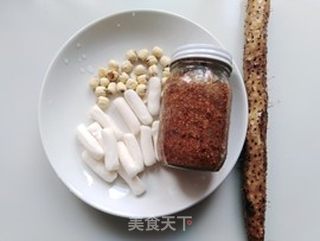 山药莲子桂花年糕汤的做法步骤：1