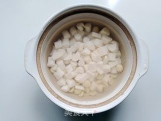 山药莲子桂花年糕汤的做法步骤:5