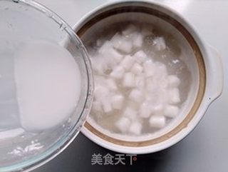 山药莲子桂花年糕汤的做法步骤:6