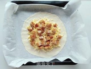榴莲芝士鸡排大馅饼的做法步骤:4