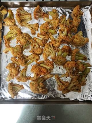 烤花菜的做法步骤:7