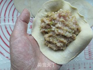 杂粮猪肉酸菜水煎包的做法步骤:14
