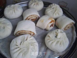 芝麻酱白糖花卷的做法步骤:8