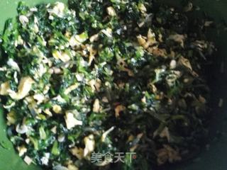 菠菜素包子的做法步骤:10