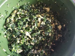 菠菜素包子的做法步骤:11