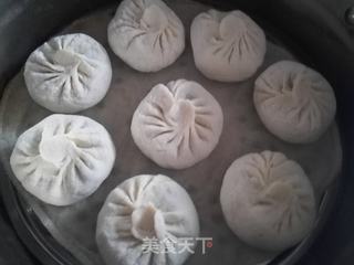 菠菜素包子的做法步骤:15