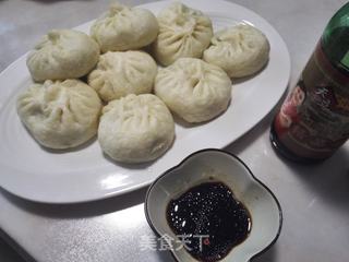 菠菜素包子的做法步骤:21